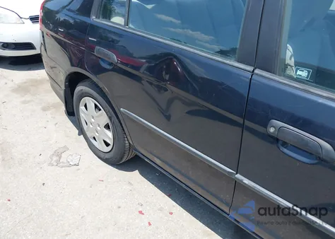 2005 Honda Civic Vp from USA, damaged, VIN 1HGES16385L003369